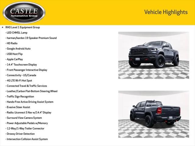 2025 Ram 1500 RHO Crew Cab 4x4 5'7" Box