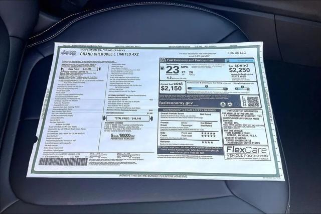 2026 Jeep Grand Cherokee L Limited 4x2