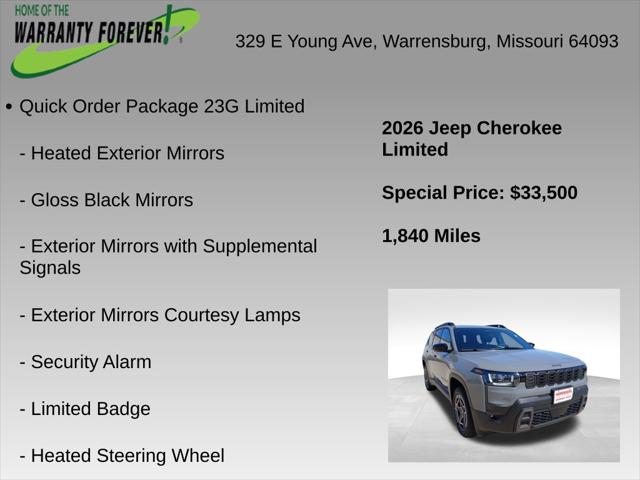 2026 Jeep Cherokee Limited