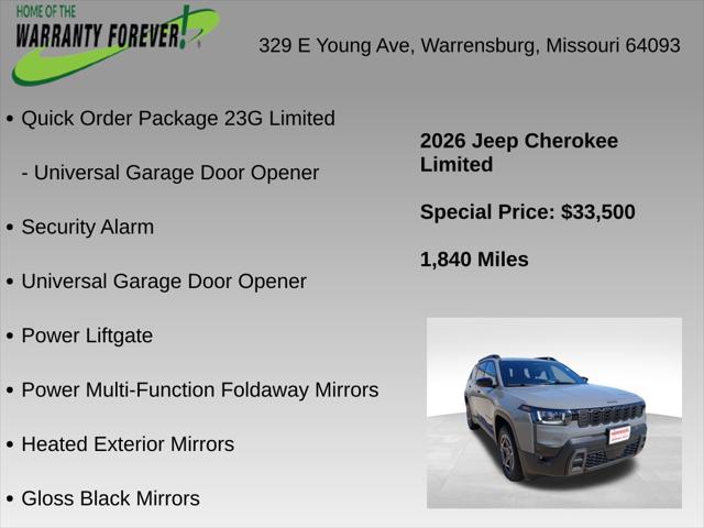 2026 Jeep Cherokee Limited