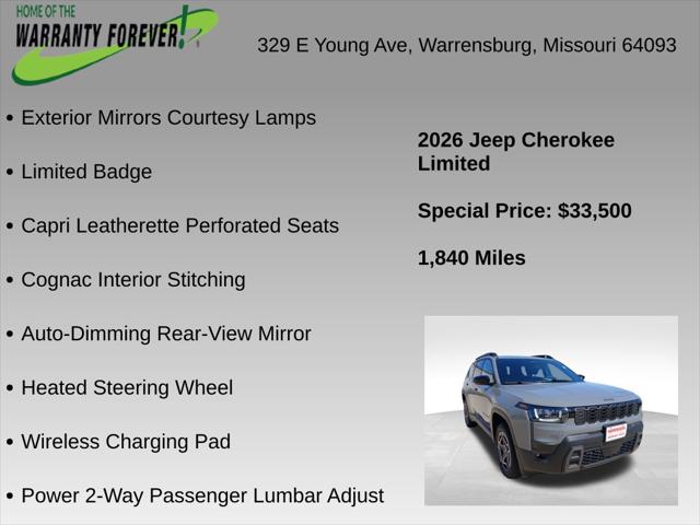 2026 Jeep Cherokee Limited