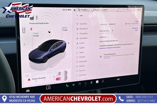 2025 Tesla Model 3 Long Range Rear-Wheel Drive