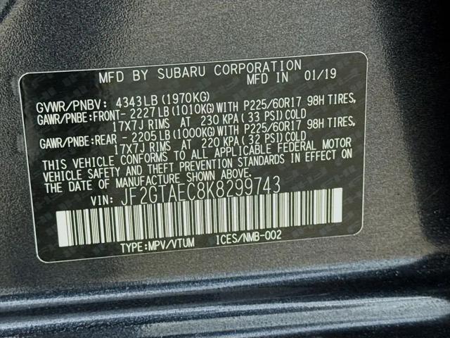 2019 Subaru Crosstrek 2.0i Premium