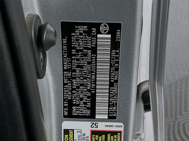 2018 Toyota Camry SE