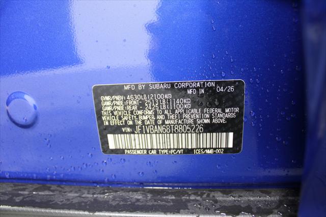2026 Subaru WRX Limited