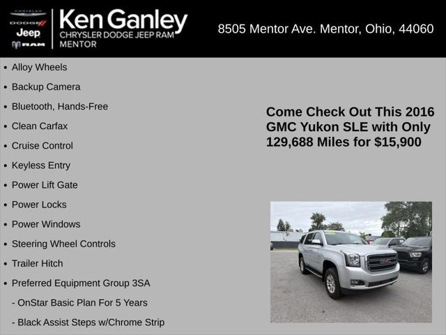 2016 GMC Yukon SLE
