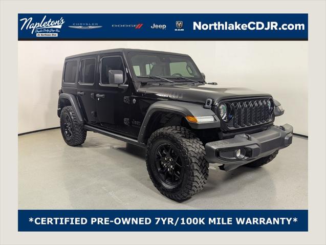2024 Jeep Wrangler 4-Door Willys 4x4 for sale in Lake Park, FL