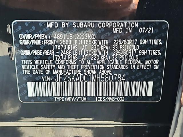 2021 Subaru Forester 2.5i