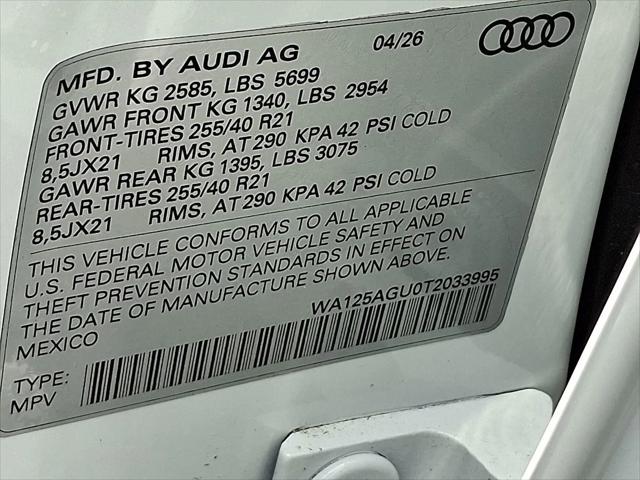 2026 Audi SQ5 Premium Plus TFSI quattro S tronic