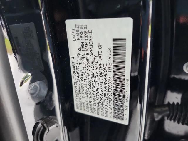 2026 Honda Ridgeline RTL