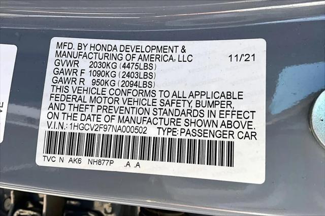 2022 Honda Accord Touring
