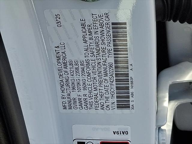 2025 Honda Accord Sedan SE