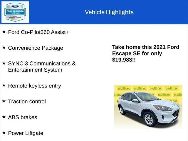2021 Ford Escape SE