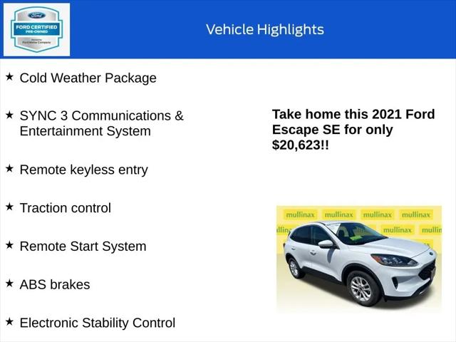 2021 Ford Escape SE
