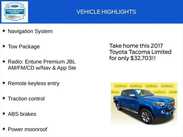 2017 Toyota Tacoma Limited