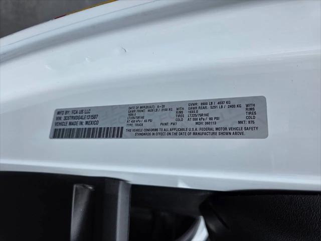 2020 Ram ProMaster 2500 Cargo Van High Roof 159" WB