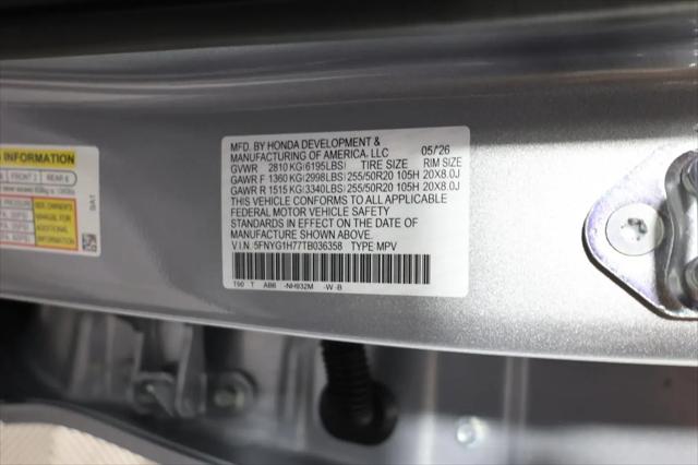 2026 Honda Pilot Touring Blackout