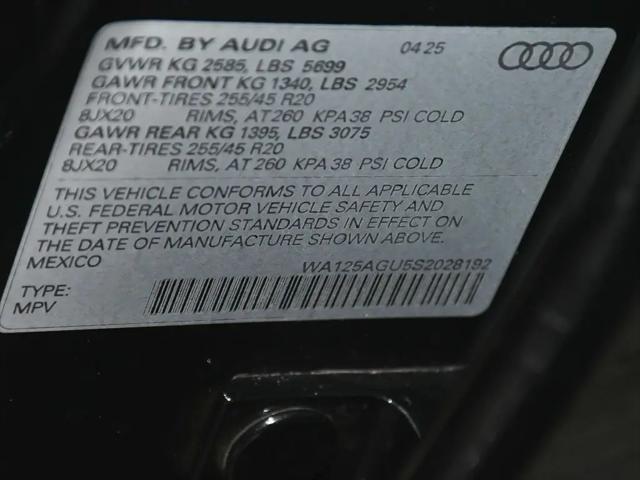 2025 Audi SQ5 Premium Plus TFSI quattro S tronic
