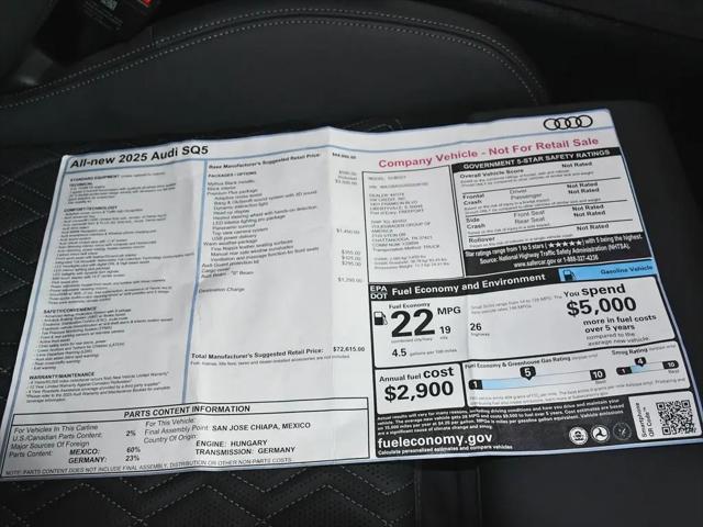 2025 Audi SQ5 Premium Plus TFSI quattro S tronic
