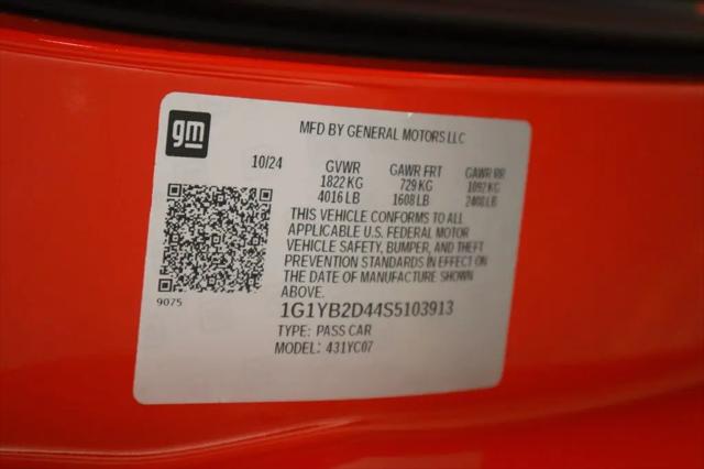 2025 Chevrolet Corvette Stingray RWD Coupe 2LT