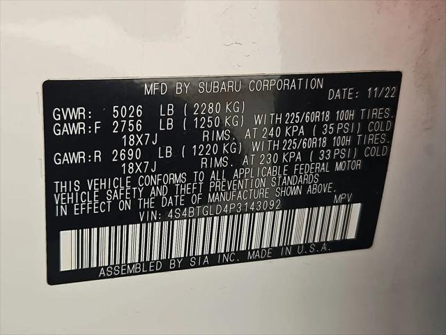 2023 Subaru Outback Onyx Edition XT
