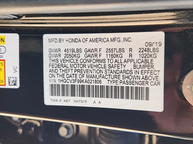 2019 Honda Accord Hybrid Touring