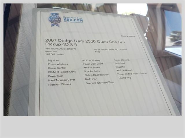 2007 Dodge Ram 2500 SLT/Sport