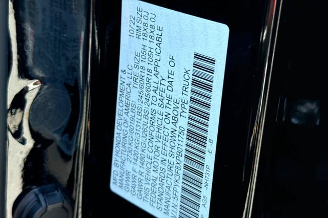 2023 Honda Ridgeline Black Edition