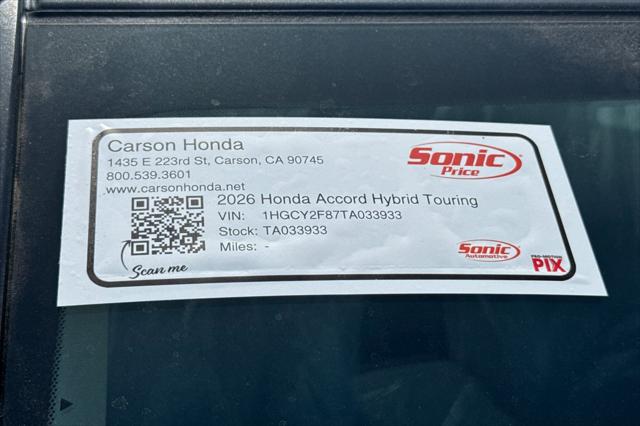 2026 Honda Accord Sedan Touring