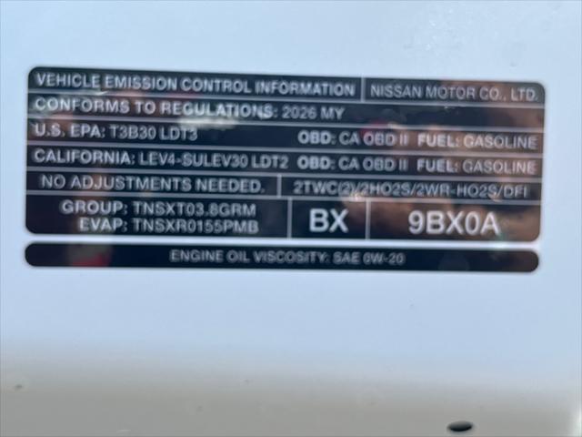 2026 Nissan Frontier Crew Cab PRO-4X 4x4