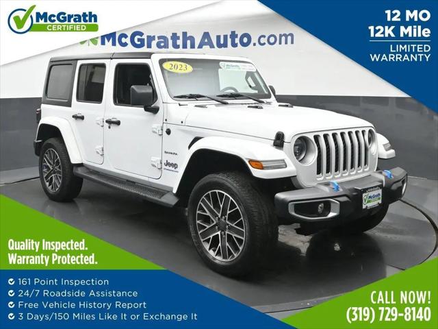 2023 Jeep Wrangler 4xe Sahara 4x4 for sale in Cedar Rapids, IA