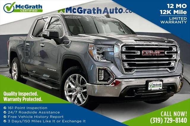 2021 GMC Sierra 1500 4WD Crew Cab Short Box SLT for sale in Iowa City, IA