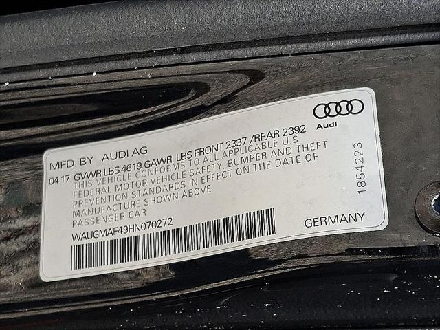 2017 Audi A4 2.0T ultra Premium