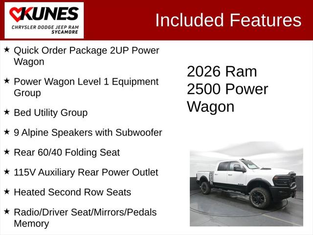 2026 RAM 2500 RAM 2500 POWER WAGON CREW CAB 4X4 64 BOX 2026 RAM 2500 RAM 2500 POWER WAGON CREW CAB 4X4 64 BOX