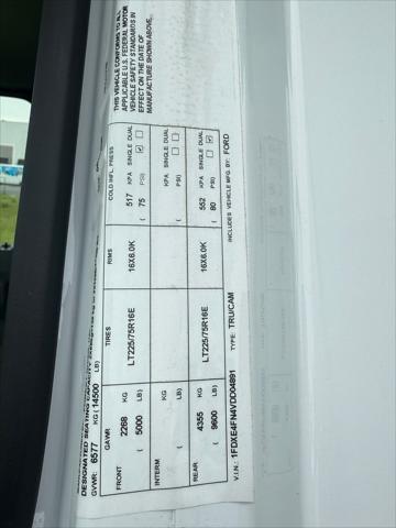 2027 Ford E-Series Cutaway Base
