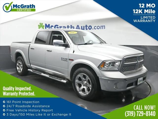 2017 Ram 1500 Laramie Crew Cab 4x4 5'7" Box for sale in Marion, IA