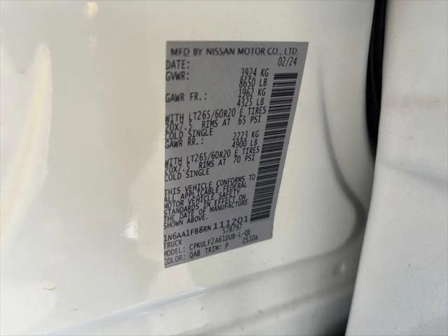 2024 Nissan Titan XD Crew Cab Platinum Reserve 4x4