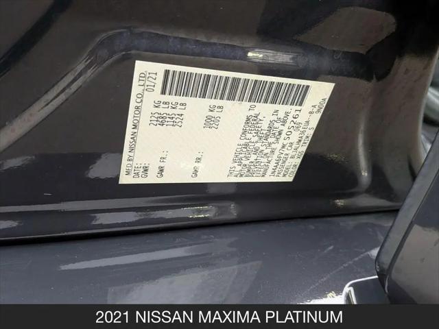 2021 Nissan Maxima Platinum Xtronic CVT