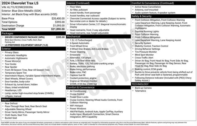 2024 Chevrolet Trax FWD SP