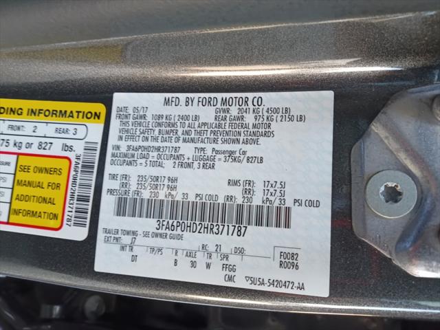 2017 Ford Fusion SE