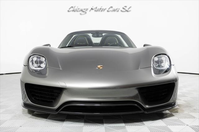 2015 Porsche 918 Spyder Liquid Metal Silver Carbon Interior Pack Carbon Diffuser Blades Front Lift