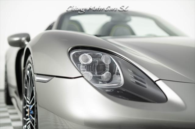 2015 Porsche 918 Spyder Liquid Metal Silver Carbon Interior Pack Carbon Diffuser Blades Front Lift