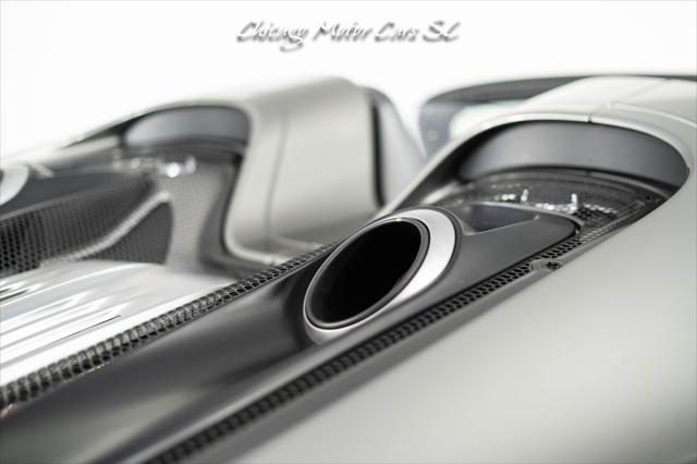 2015 Porsche 918 Spyder Liquid Metal Silver Carbon Interior Pack Carbon Diffuser Blades Front Lift