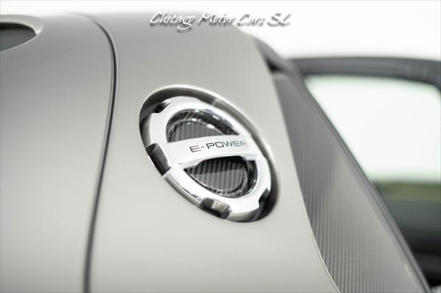 2015 Porsche 918 Spyder Liquid Metal Silver Carbon Interior Pack Carbon Diffuser Blades Front Lift