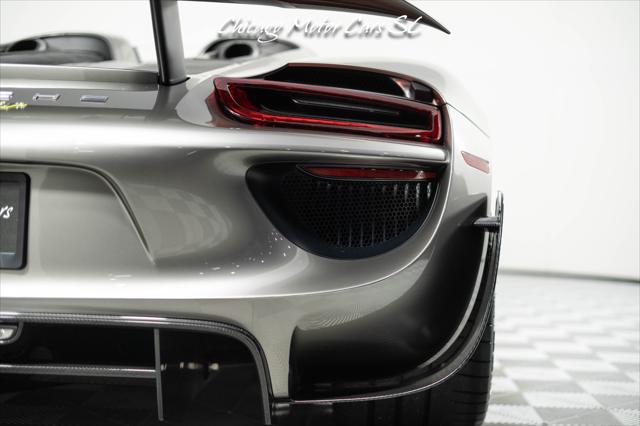 2015 Porsche 918 Spyder Liquid Metal Silver Carbon Interior Pack Carbon Diffuser Blades Front Lift