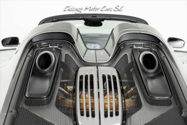 2015 Porsche 918 Spyder Liquid Metal Silver Carbon Interior Pack Carbon Diffuser Blades Front Lift