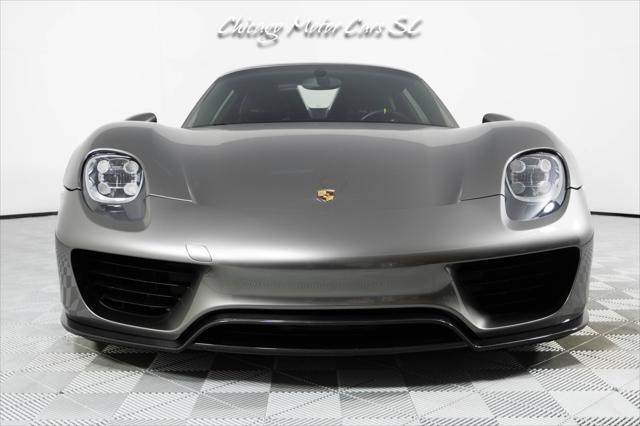 2015 Porsche 918 Spyder Liquid Metal Silver Carbon Interior Pack Carbon Diffuser Blades Front Lift