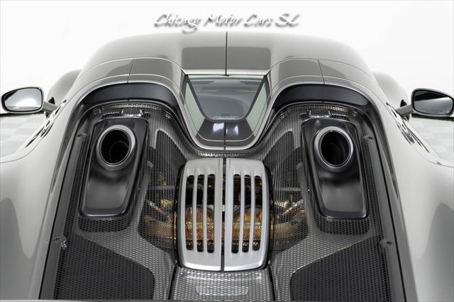 2015 Porsche 918 Spyder Liquid Metal Silver Carbon Interior Pack Carbon Diffuser Blades Front Lift