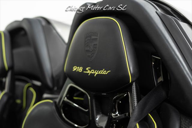 2015 Porsche 918 Spyder Liquid Metal Silver Carbon Interior Pack Carbon Diffuser Blades Front Lift