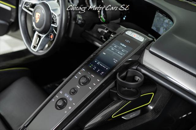 2015 Porsche 918 Spyder Liquid Metal Silver Carbon Interior Pack Carbon Diffuser Blades Front Lift